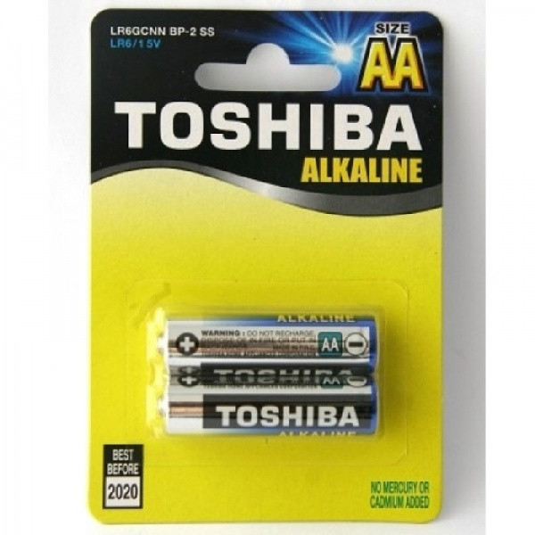 Батарейка Toshiba LR06 BL2/24/00554