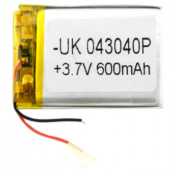 АКБ универсальная 43040мм 3.7v 600mAh