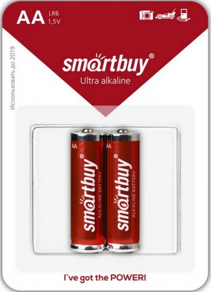 Батарейка Smartbuy LR06/2BL/24/240/26661