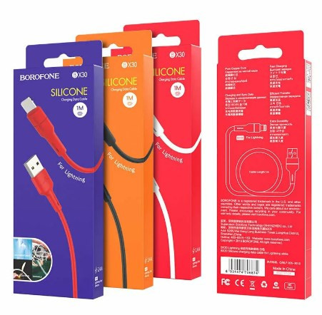 USB кабель для lightning BOROFONE BX30 Silicone