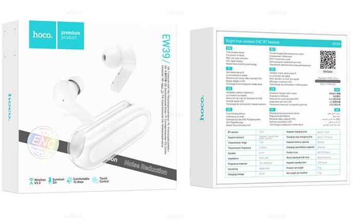 Гарнитура беспроводная HOCO EW39 ENC