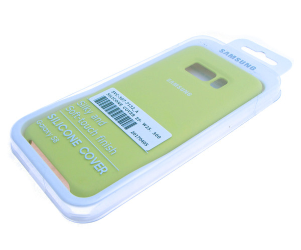 Накладка для Samsung J260 (J2 Core), SILICONE COVER Soft-touch, лимон
