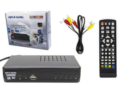 Цифровой TV-тюнер DVB-T2 SUPER SIGNAL T9999+С Wi-Fi + HD плеер/60