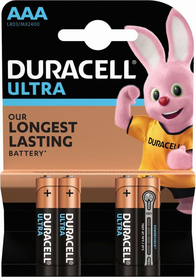 Батарейка Duracell  LR03 4BL TURBO