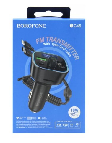 FM-модулятор BLUETOOTH Borofone BC45