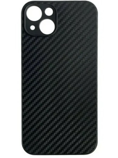 Накладка для Samsung A34, карбон, 6D камера,черный