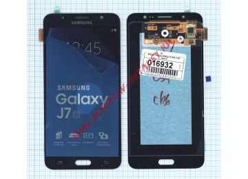 Дисплей для Samsung J710F (J7 2016) в сборе с сенсором (черный) Оригинал 100%