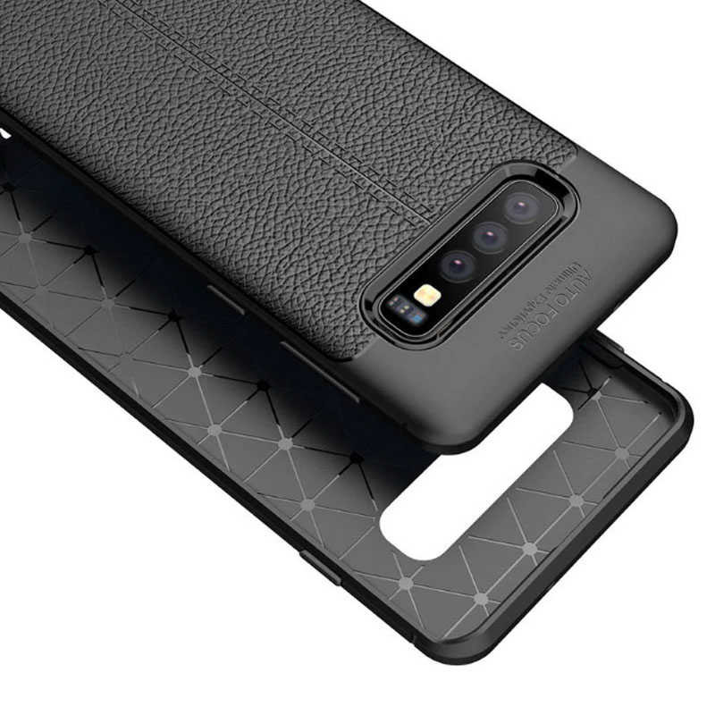 Накладка для HUAWEI P Smart Z/Y9 Prime (2019)/Honor 9X, под кожу с прострочкой, черный