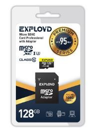Карта памяти 128Gb MicroSDXC DiGoldy,UHS-1 Extreme Pro, Class10, UHS-I 95Mb/s, с адаптером
