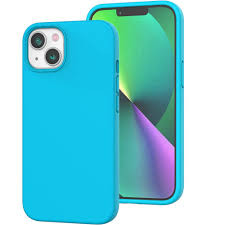 Накладка для Apl IPh 11, SILICONE COVER Soft-touch, голубой яркий