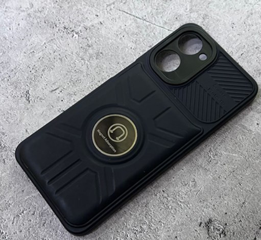 Накладка для SAMSUNG A515F (A51), противоударный с магнитом, черный