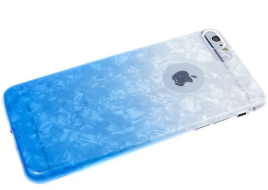 Силикон для Huawei Honor 10i/P Smart+ (2019), мрамор, синий