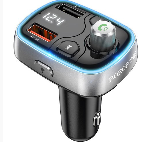 FM-модулятор BLUETOOTH Borofone, BC32, Sunlight