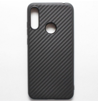 Накладка для XIAOMI Redmi K30, карбон, черный