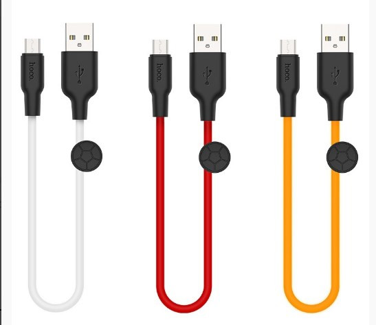 USB кабель для Micro HOCO X21 Plus. 2.4А, 0.25 м