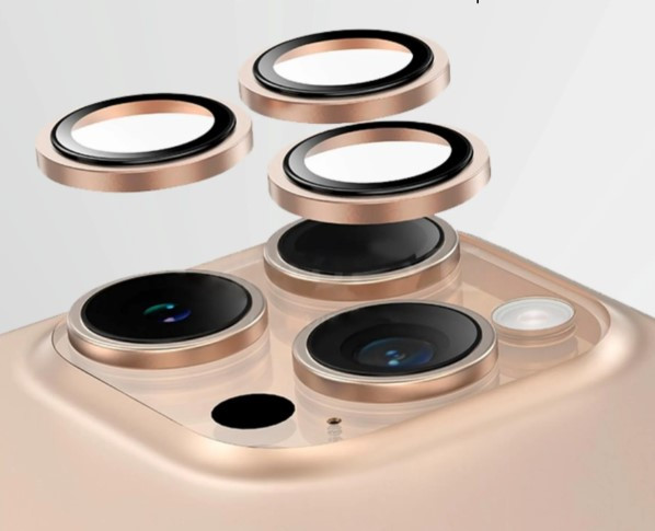 Защитные линзы для камеры Apl IPh 16 Pro, 16 Pro Max, песочный титан