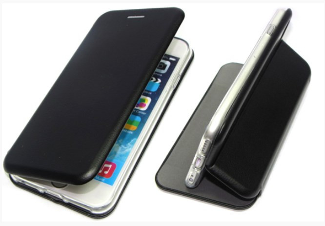 Чехол-книга для SAMSUNG A02S, Fashion Case, с магнитом, черный