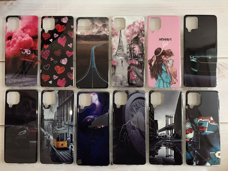 Накладка для SAMSUNG A12, картинка в ассортименте