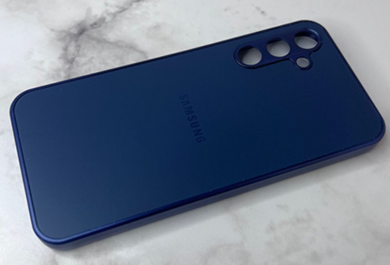 Накладка для SAMSUNG A15, металлик с защитой камеры