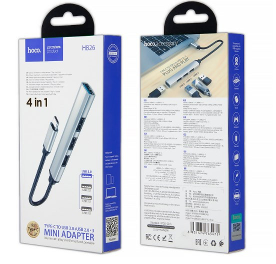 USB HUB (4USB) HOCO HB26