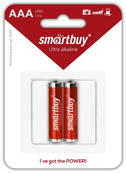 Батарейка Smartbuy LR03/2B/24/26656