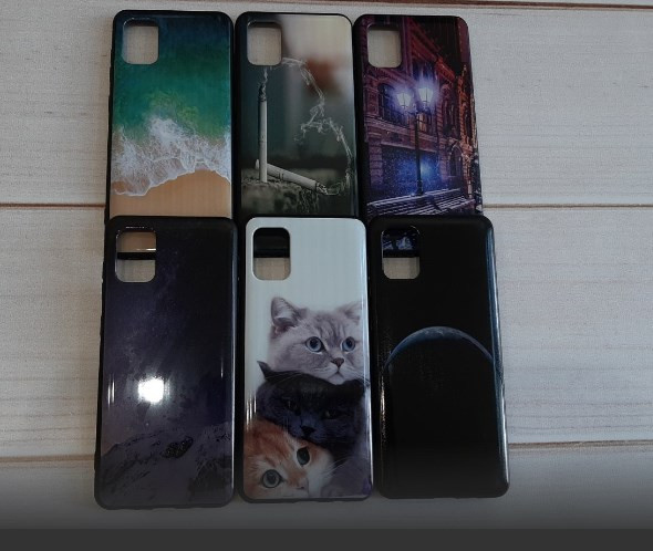 Накладка для SAMSUNG A71 A715F, картинки в ассортименте 10
