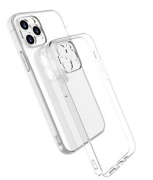 Силикон для Apl IPh 12, Clear Case, с защитой камеры