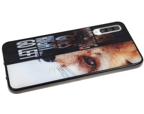 Накладка для SAMSUNG A205F (A20)/A305F (A30), Половинка, лиса