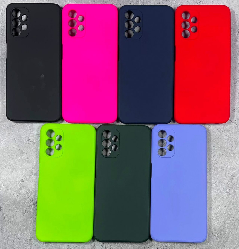 Накладка для XIAOMI Redmi 9A,  Silicone case, розовый кислотный