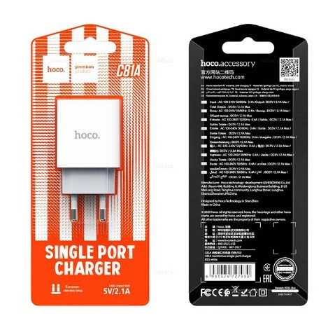 СЗУ HOCO C81A 2.1A 1USB