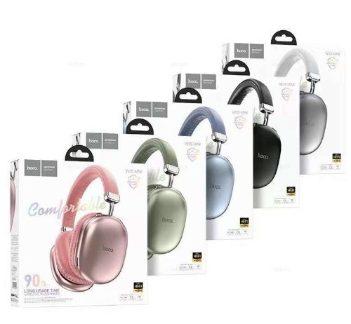 Наушники полноразмерные HOCO W35 Max, Bluetooth красный