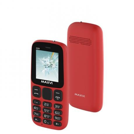 Сотовый телефон Maxvi C21 DS RED