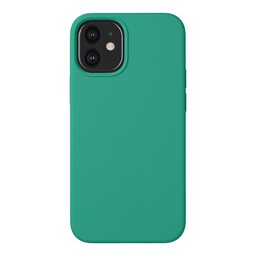 Накладка для Apl IPh 12 PRO MAX, SILICONE COVER Soft-touch, тиффани