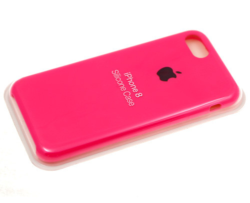 Накладка для SAMSUNG A217 A21S, Silicone Case, розовый кислотный