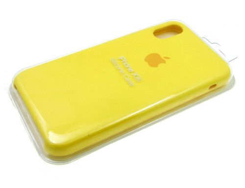 Накладка для SAMSUNG A515F A51, Silicone Case, желтый яркий