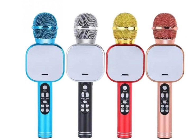 Колонка-микрофон Q-009 с функцией караоке Bluetooth+micro SD+USB+FM+AUX