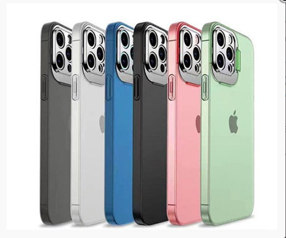 Накладка для Apl IPh 12 PRO 12, с защитой камеры металл, в ассортименте