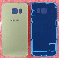 Крышка АКБ для Samsung G925F S6 Edge (золото)