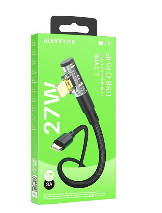 USB кабель BOROFONE BU39 TYPE-C на Lightning  3A, 1.2м