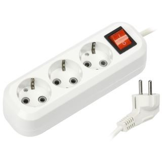 Сетевой фильтр Smartbuy 3 гнезда 8м с заземлением