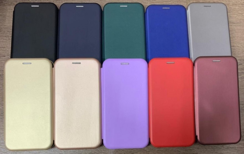 Чехол-книга для Apl IPh 13, Fashion Case, с магнитом, синий