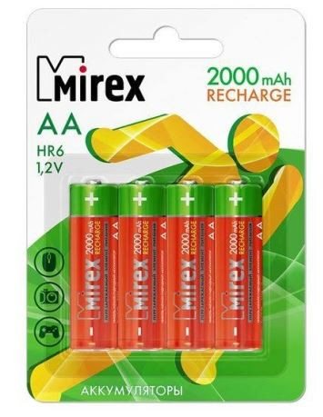 Аккумулятор Mirex HR06 2000mAh