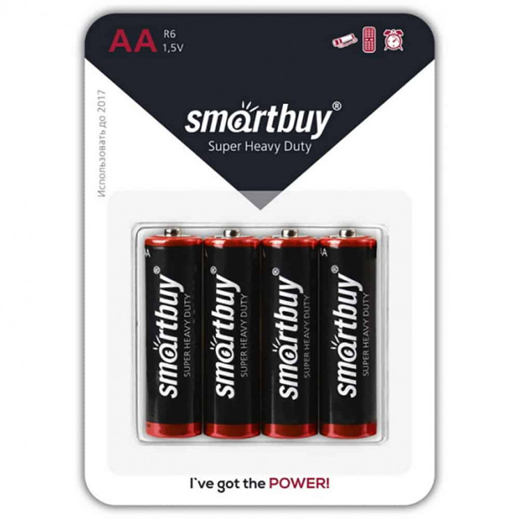 Батарейка SmartBuy R6/4B