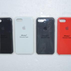 Силикон для Apl IPh 7, Silicon Case, под оригинал, розовый