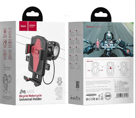 Автодержатель HOCO CA73 для велосипеда или мотоцикла