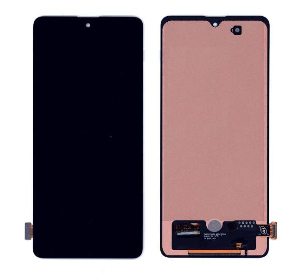 Дисплей для SAMSUNG A715F A71 в сборе с сенсором, черный Оригинал 100%
