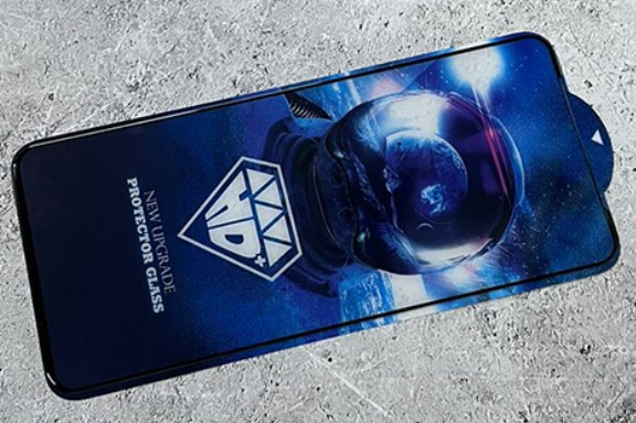 Защитное стекло для SAMSUNG A53, HD+. черный