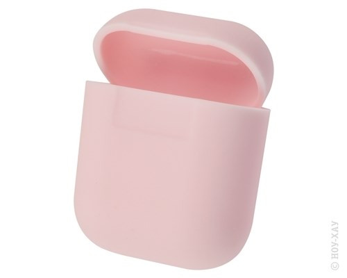 Чехол Airpods Silicon Case розовый