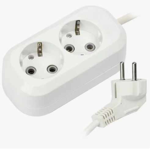 Сетевой фильтр Smartbuy 3 гнезда 3м с заземлением