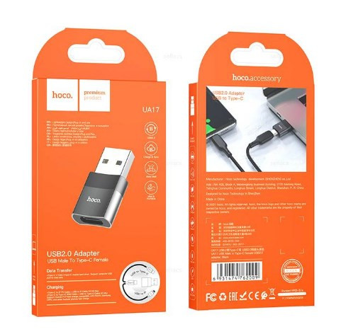 Переходник USB для TYPE-C Hoco UA17